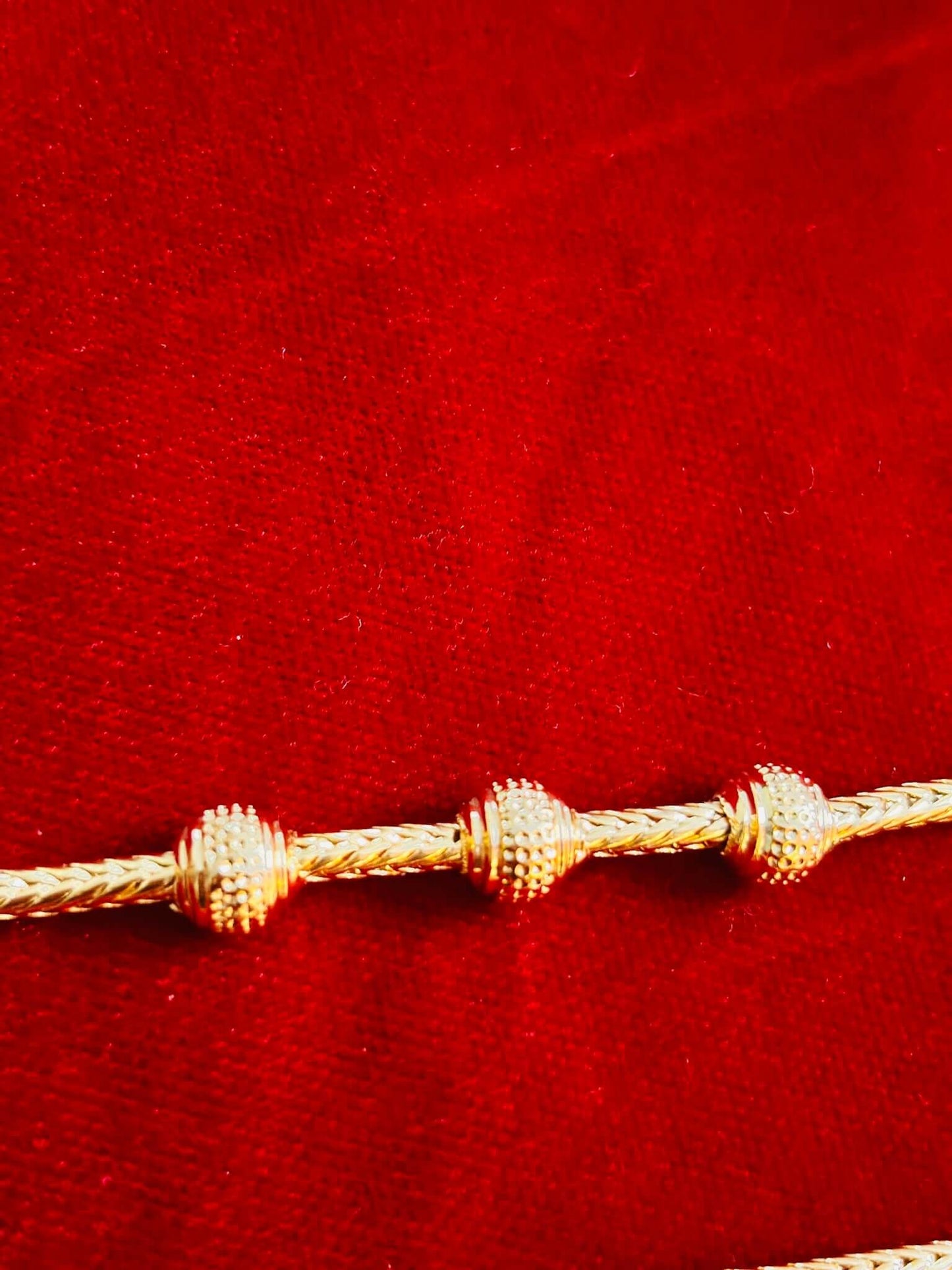 Everyday wear mangalsutra chain featuring dual strands and gold bead accents